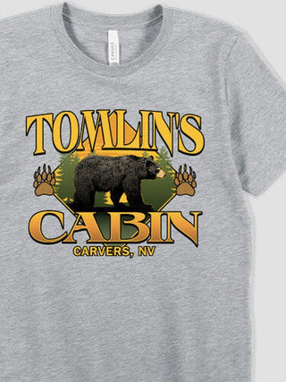 Bear Cabin : Premium Printed T-Shirts