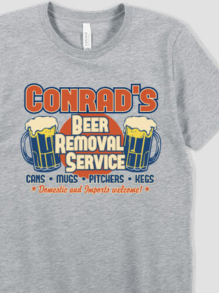 Beer Removal : Printed T-Shirts