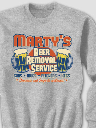 Beer Removal : Printed Sweatshirts