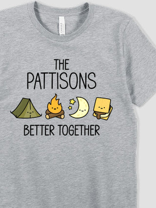 Better Together Camping : Printed T-Shirts