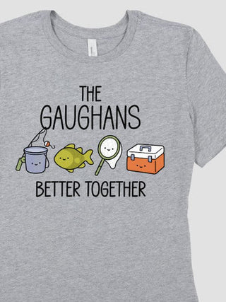 Better Together Fishing : Premium Printed T-Shirts