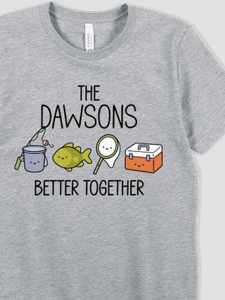 Better Together Fishing : Premium Printed T-Shirts