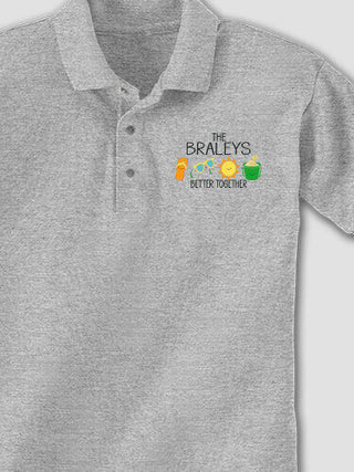 Better Together Vacation : Embroidered Polo Shirts