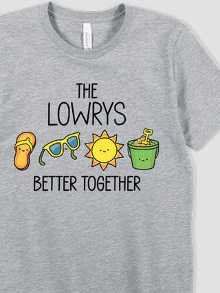 Better Together Vacation : Premium Printed T-Shirts