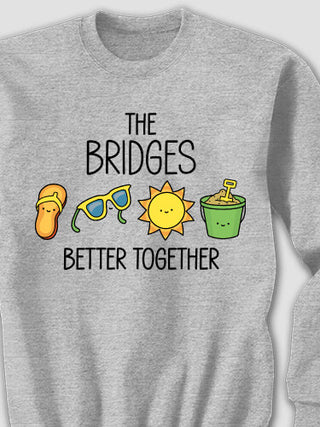 Better Together Vacation : Printed Sweatshirts