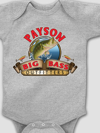 Big Bass Outfitters : Printed Baby Bodysuits