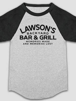 Backyard Bar and Grill : Printed Raglan Shirts