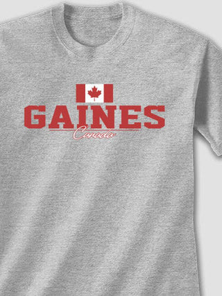 Canadian Flag : Printed T-Shirts