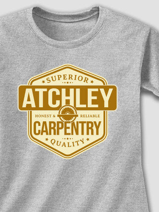 Carpentry : Adult Ladies Fitted T-Shirt