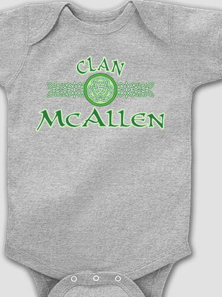 Celtic Clan : Printed Baby Bodysuits