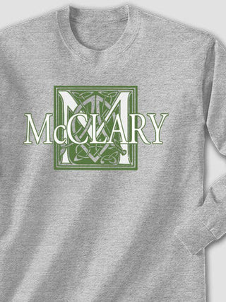 Celtic Monogram : Printed Long Sleeves