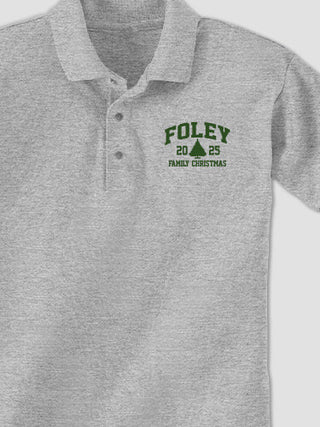 Christmas Varsity : Embroidered Polo Shirts