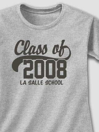 Class Of : Adult Ladies Fitted T-Shirt