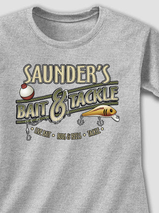 Classic Bait and Tackle : Adult Ladies Fitted T-Shirt