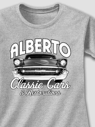 Classic Cars II : Adult Ladies Fitted T-Shirt