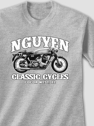 Classic Cycles : Printed T-Shirts