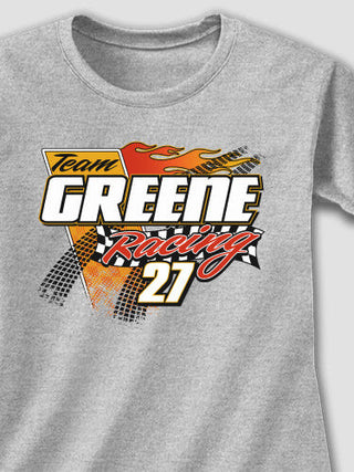 Classic Racing Team : Adult Ladies Fitted T-Shirt