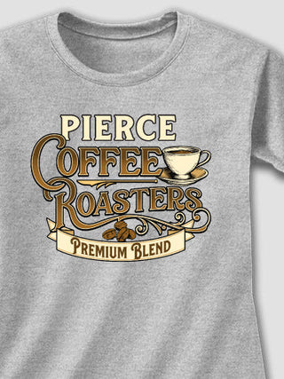 Coffee Roasters : Adult Ladies Fitted T-Shirt