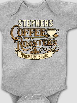 Coffee Roasters : Printed Baby Bodysuits