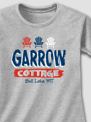 Cottage : Adult Ladies Fitted T-Shirt