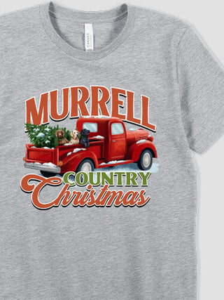 Country Christmas : Premium Printed T-Shirts
