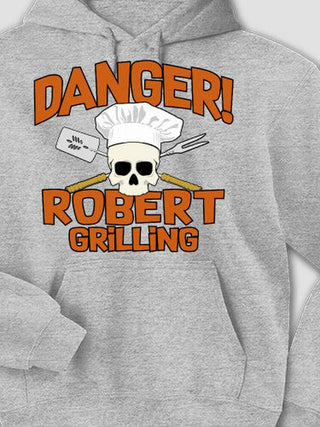 Danger Grilling : Printed Hoodies