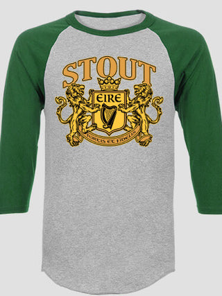 Irish Crest : Printed Raglan Shirts