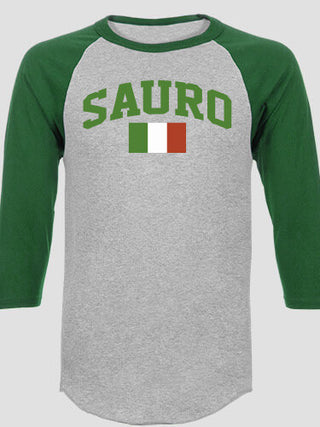 Italian Flag Varsity : Printed Raglan Shirts