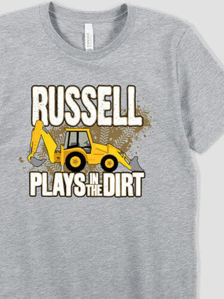 Dirt Shirt - Backhoe : Premium Printed T-Shirts