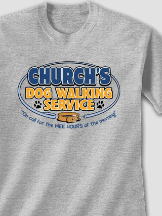 Dog Walking Service : Printed T-Shirts