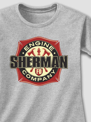 Engine Company : Adult Ladies Fitted T-Shirt