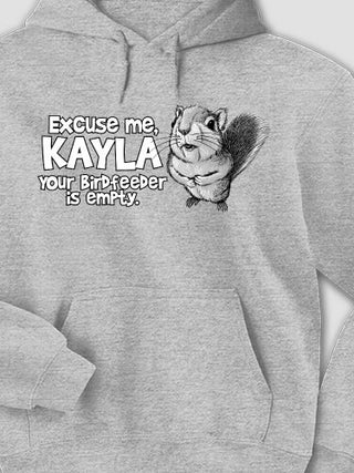 Excuse Me Squirrel : Printed Hoodies