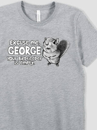 Excuse Me Squirrel : Premium Printed T-Shirts