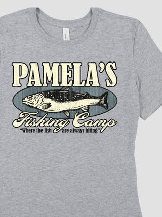 Fishing Camp : Premium Ladies T-Shirts