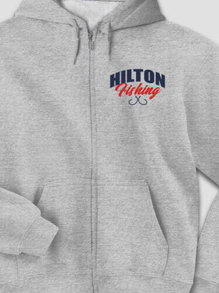 Fishing : Embroidered Zip Hoodies