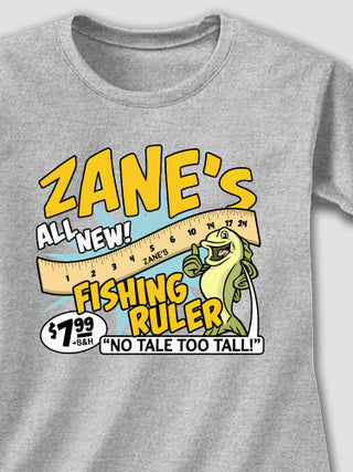 Fishing Ruler : Printed T-Shirts