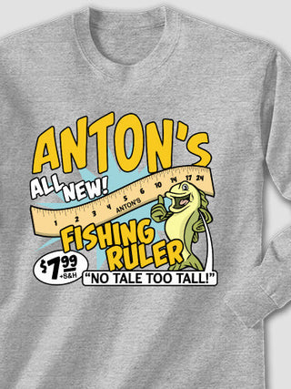 Fishing Ruler : Printed Long Sleeves