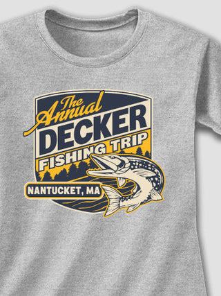 Fishing Trip : Adult Ladies Fitted T-Shirt