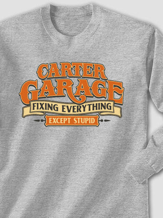 Fixing Everything Garage : Printed Long Sleeves