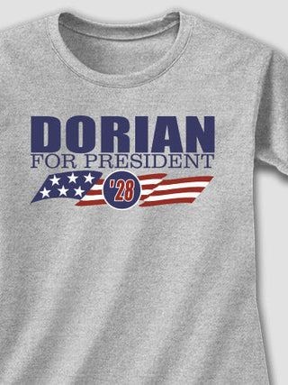 For President : Adult Ladies Fitted T-Shirt