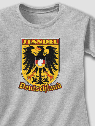 German Eagle : Adult Ladies Fitted T-Shirt