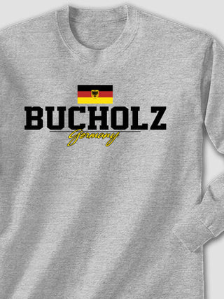 German Flag : Printed Long Sleeves
