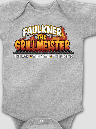 Grillmeister : Printed Baby Bodysuits