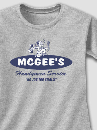 Handyman Service : Adult Ladies Fitted T-Shirt