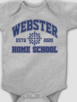 Homeschool 2020 : Printed Baby Bodysuits