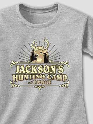 Hunting Camp : Adult Ladies Fitted T-Shirt