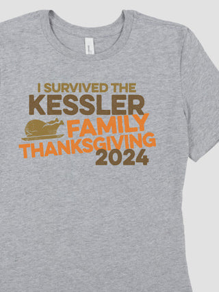 I Survived Thanksgiving : Premium Ladies T-Shirts