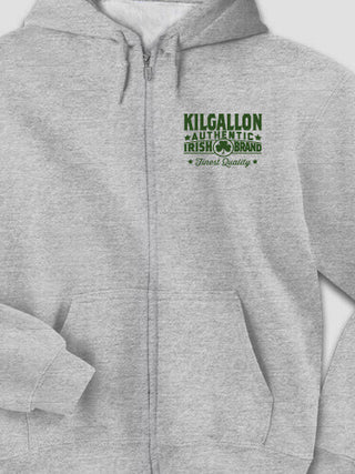 Irish Brand : Embroidered Zip Hoodies