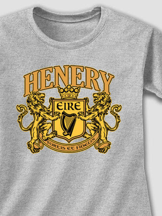 Irish Crest : Adult Ladies Fitted T-Shirt