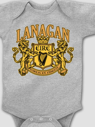 Irish Crest : Printed Baby Bodysuits